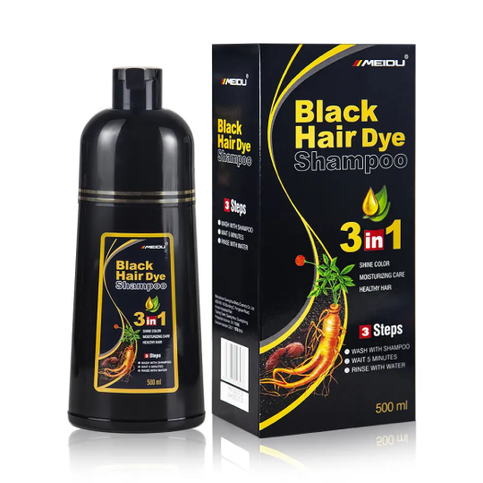 BLACK HAIR DYE MEIDU 500 ML