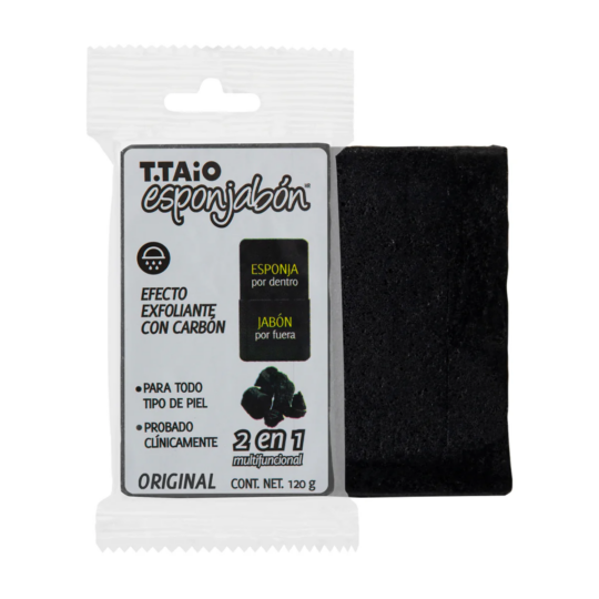ESPONJABON TTAIO CARBON ACTIVADO