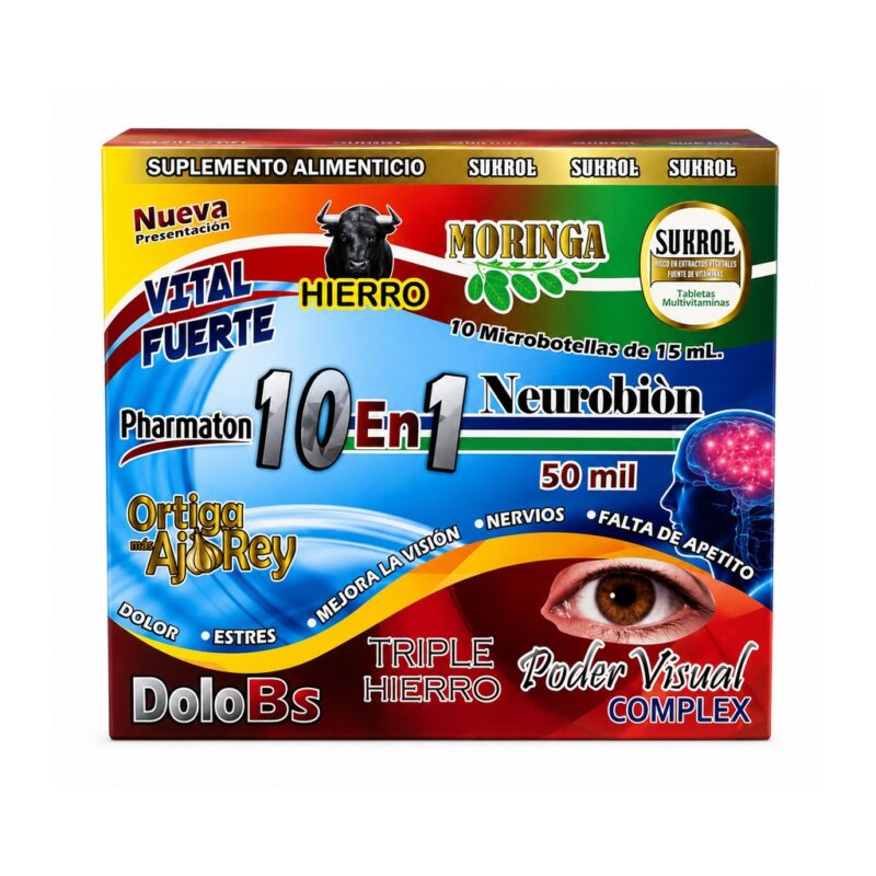 10 en 1 + moringa 10/amp. 15ml
