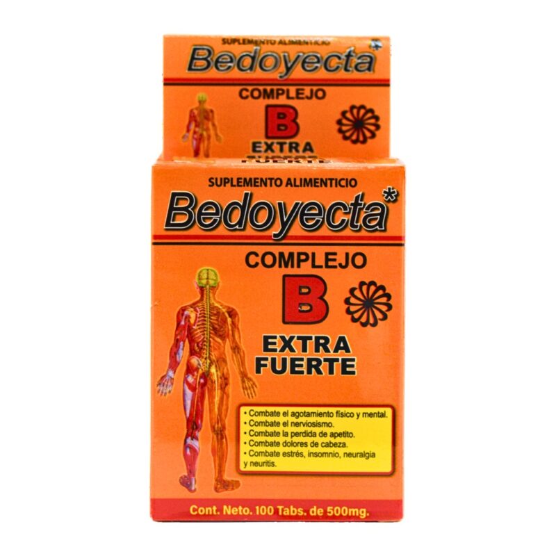 bedoyecta b fuerte 100 tab. 500mg