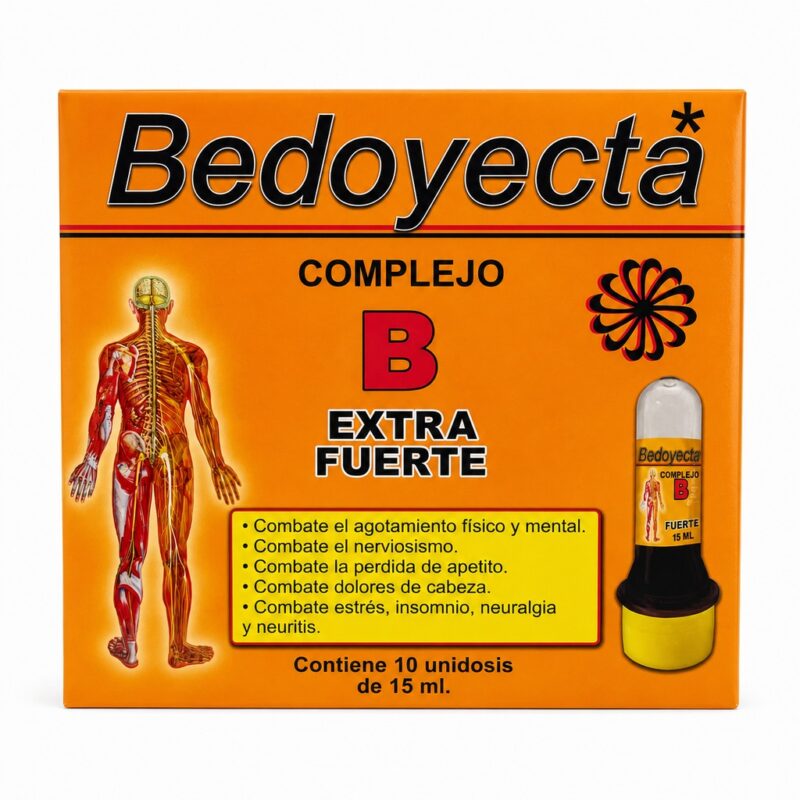 bedoyecta b fuerte (caja naranja) 10/amp. 15ml