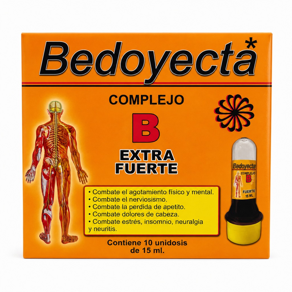 bedoyecta b fuerte (caja naranja) 10/amp. 15ml