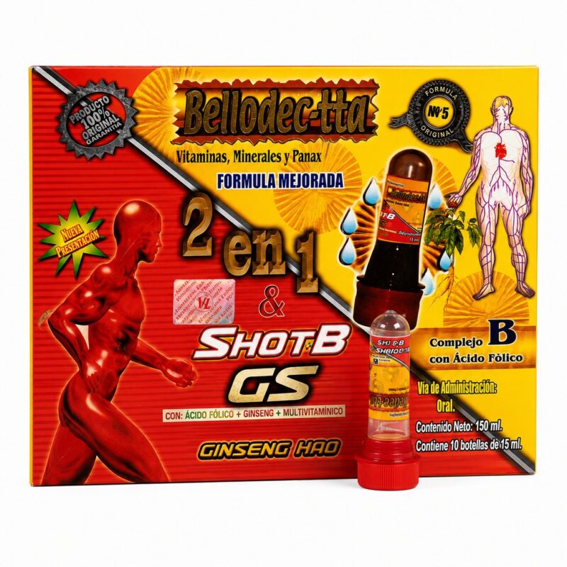 shotb gs (caja roja) 10/amp. 15ml