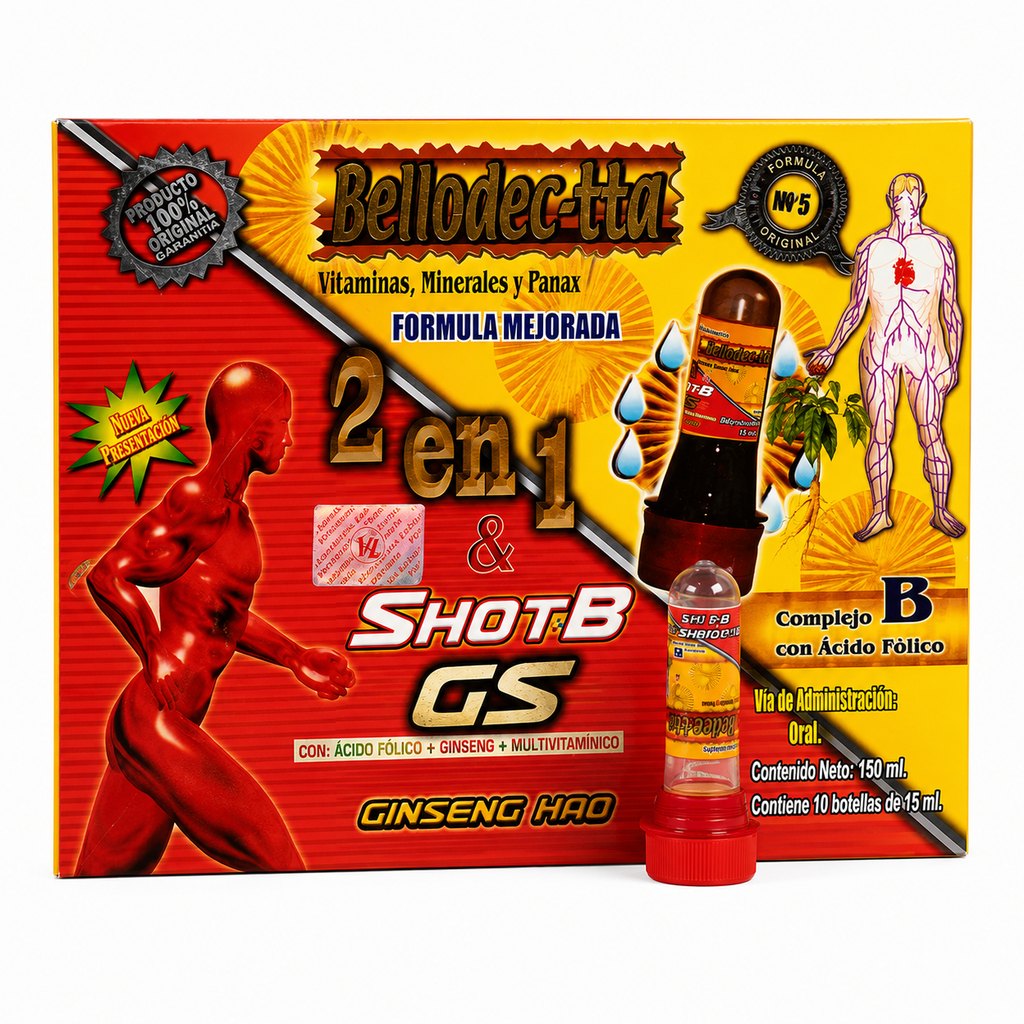 shotb gs (caja roja) 10/amp. 15ml