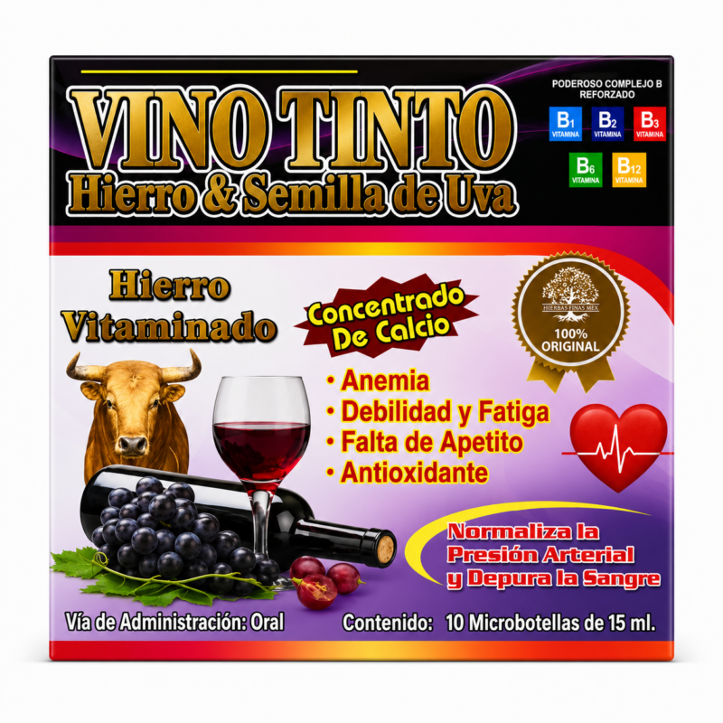 vino tinto 10/amp. 15ml  sp