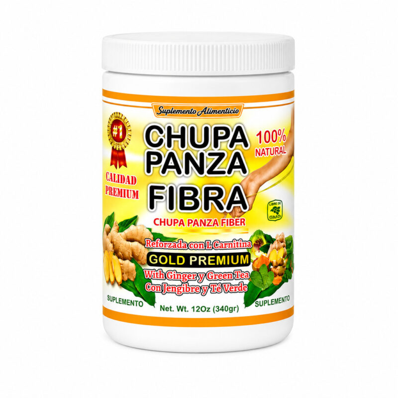 fibra chupa panza 12 0z (bote) gold premium