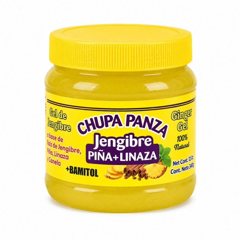 gel chupa panza  pina + jengibre 250g