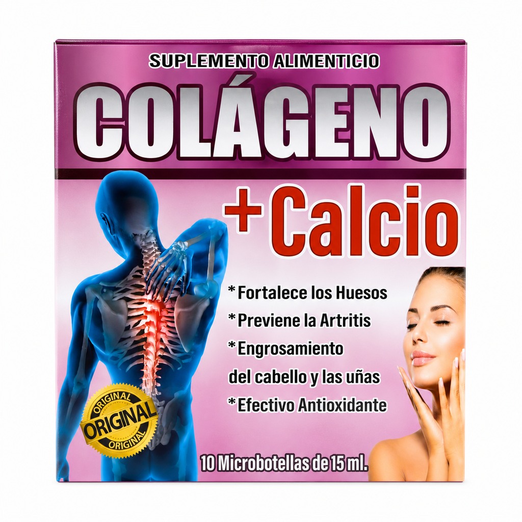 colageno + calcio 10/amp. 15ml