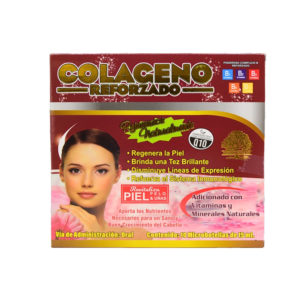 colageno reforzado 10/amp. 15ml