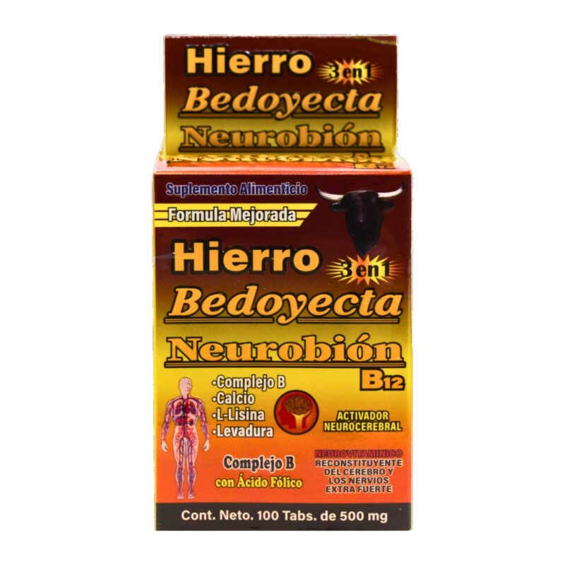hierro 3 en 1 100 tab. 500mg