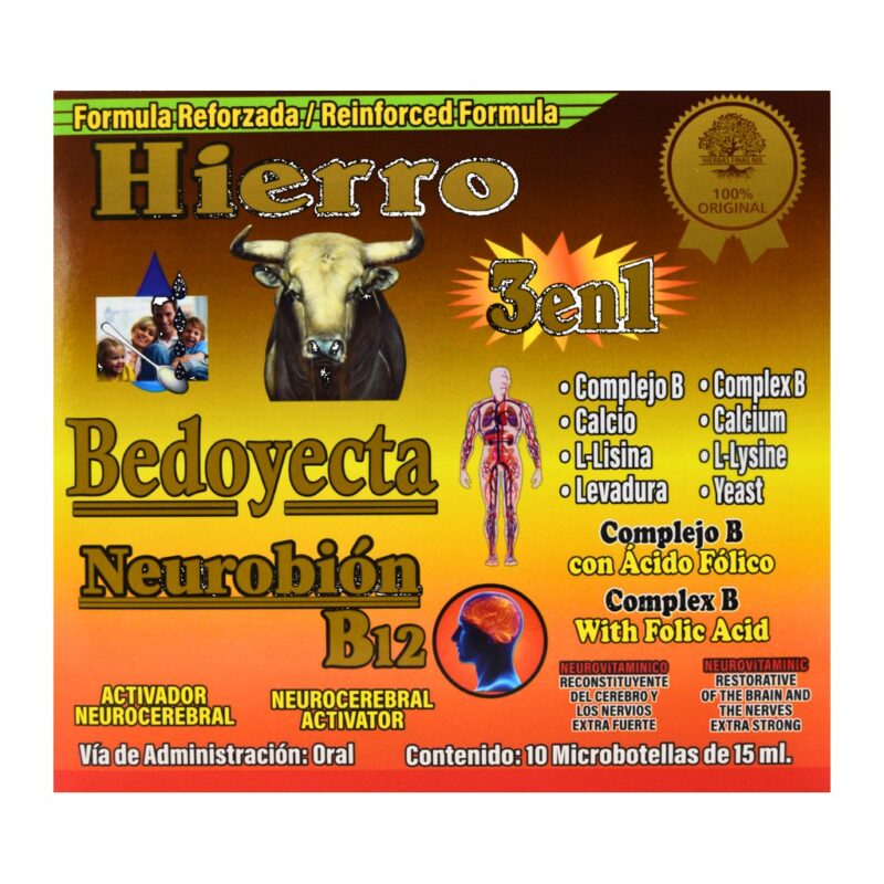 hierro 3 en 1 10/amp. 15ml
