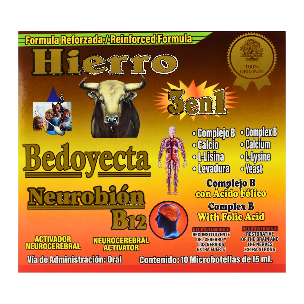 hierro 3 en 1 10/amp. 15ml