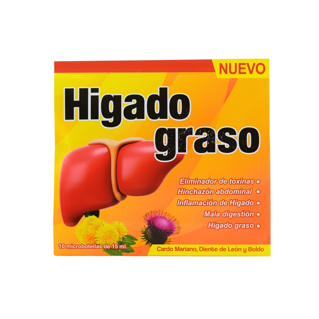 higado graso 10/amp. 15ml