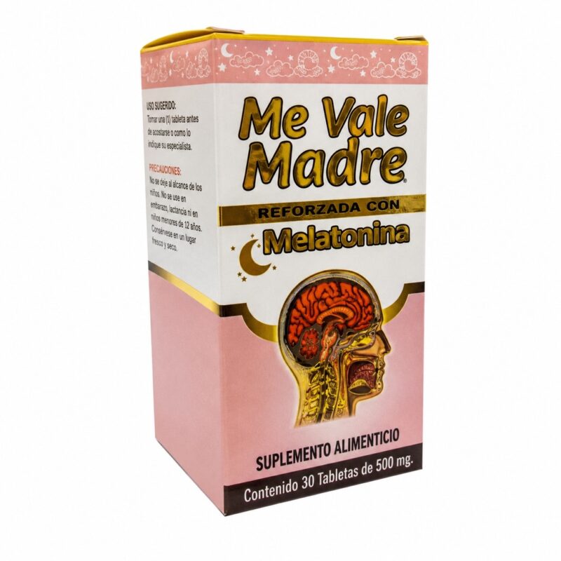 me vale madre + melatonina (caja rosa)