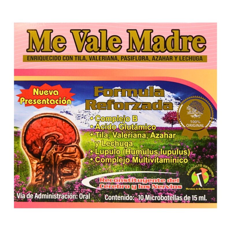 me vale madre 10/amp. 15ml