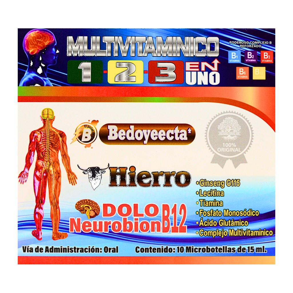 multivitaminico 1,2,3 10/amp 15ml