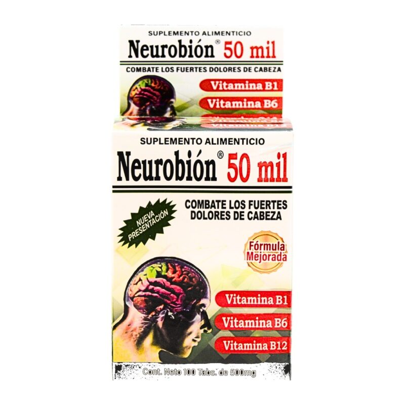neurobion 50 mil 100 tab. 500mg