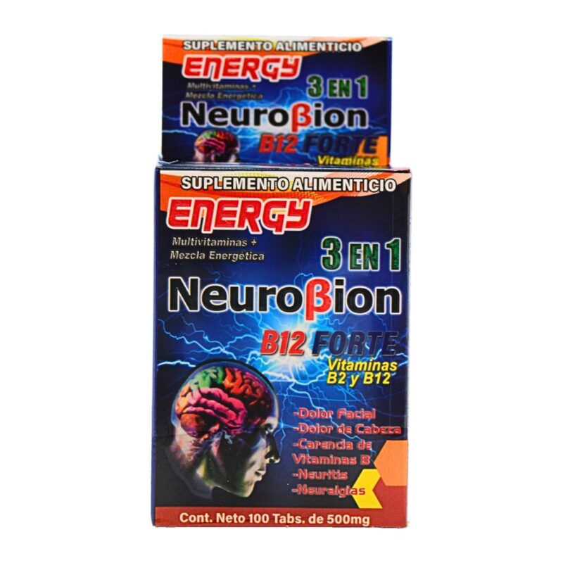 energy 3 en 1 100 tab. 500mg