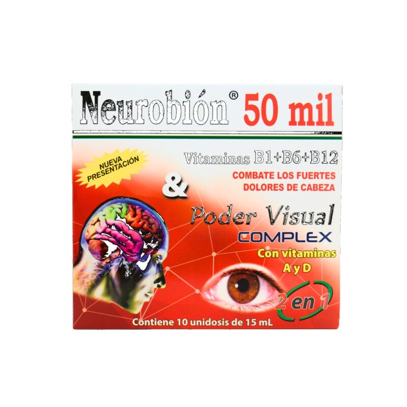 neurobion poder visual 10/amp. 15ml