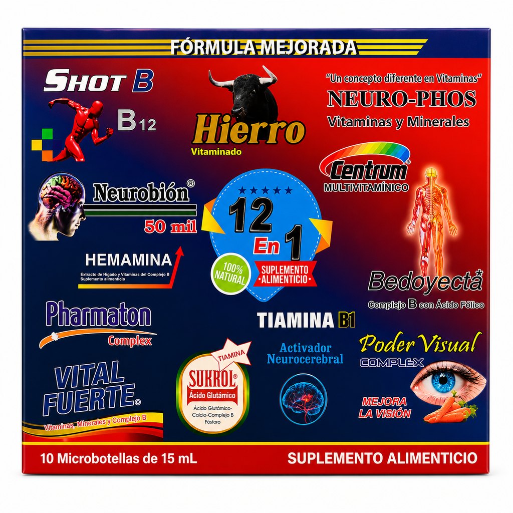 12 en 1 10/amp. 15ml 12 en 1 10/amp. 15ml