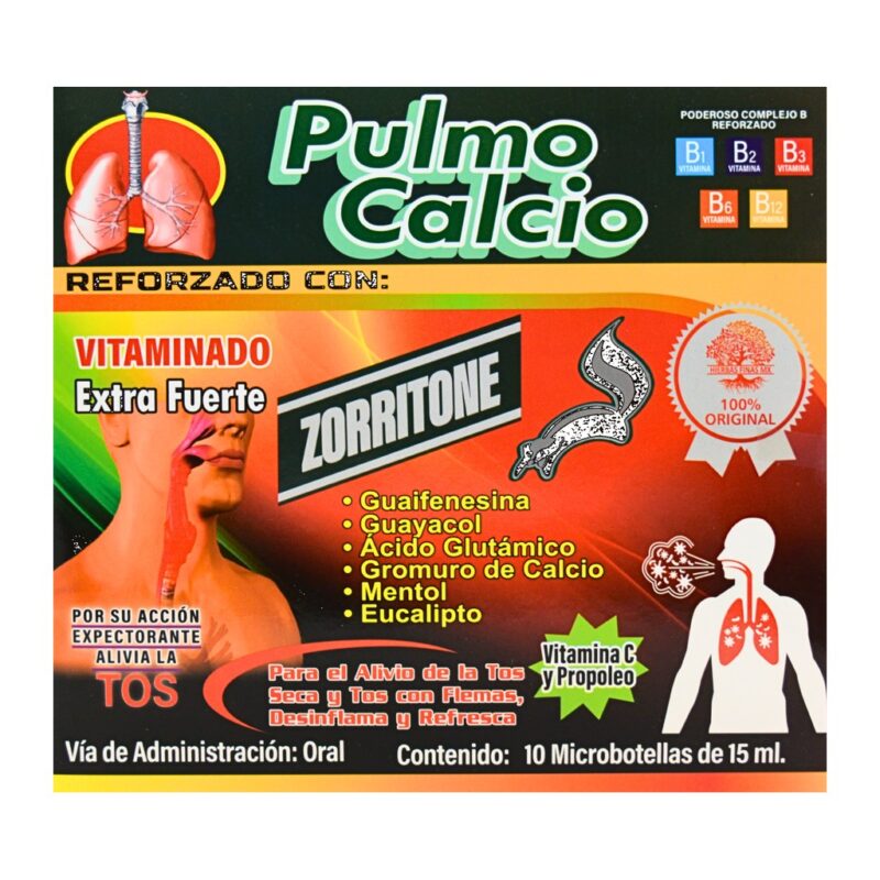 pulmo calcio 10/amp. 15ml