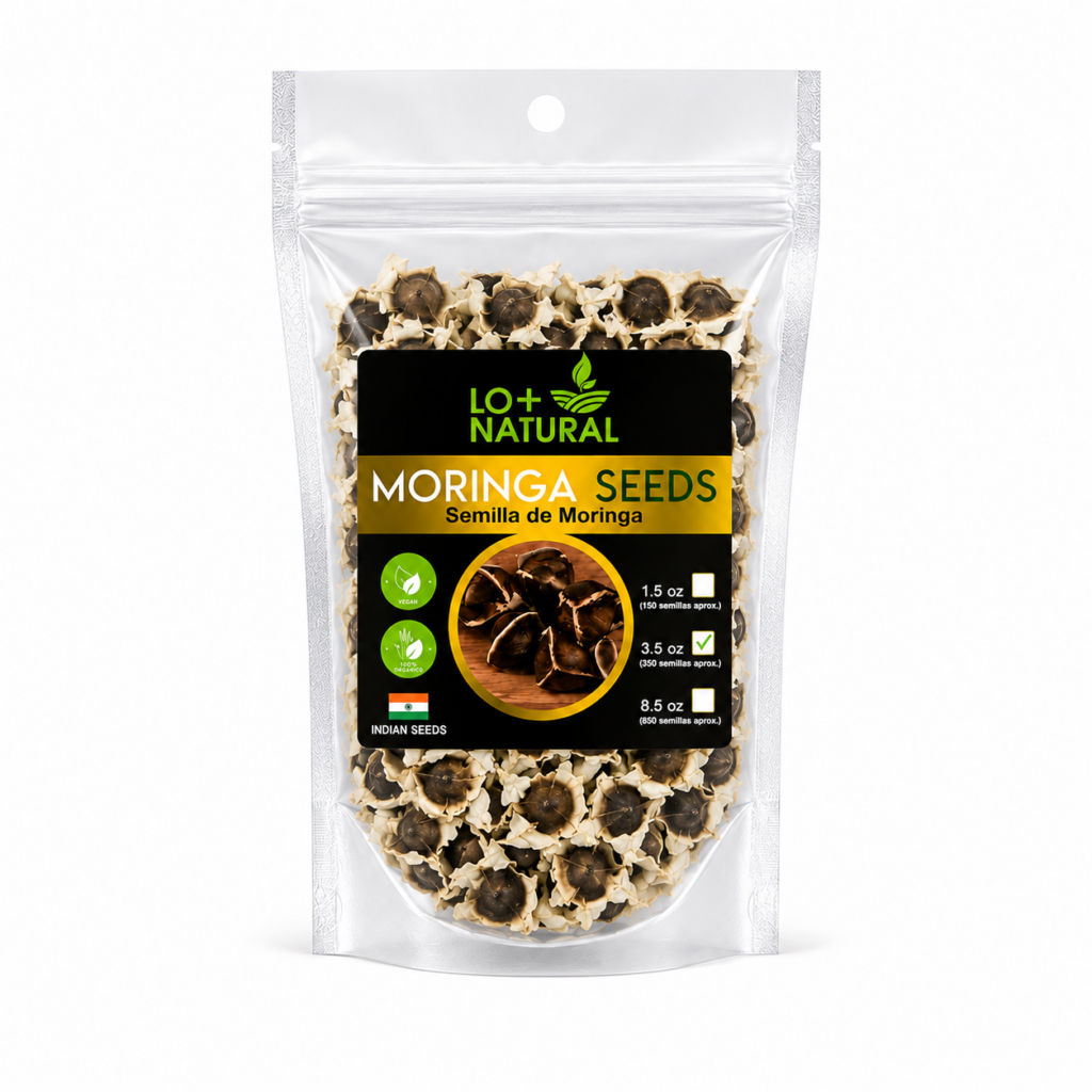 semilla de moringa 3.5 oz  (350 semillas aprox.)