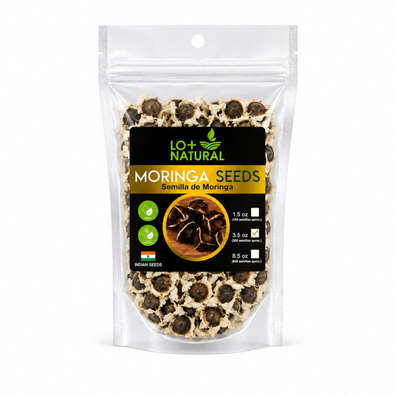 semilla de moringa 3.5 oz  (350 semillas aprox.)