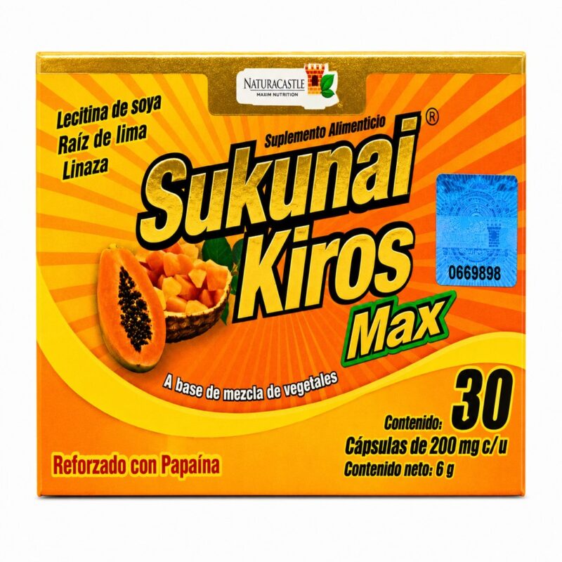sukunai kiros max 30 capsulas