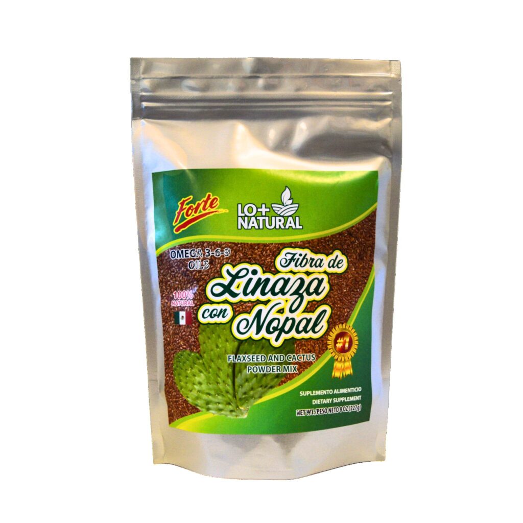 linaza + nopal bolsa 8 oz