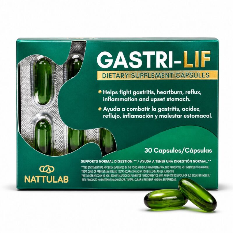 gastri lif 30 caps. 500 mg