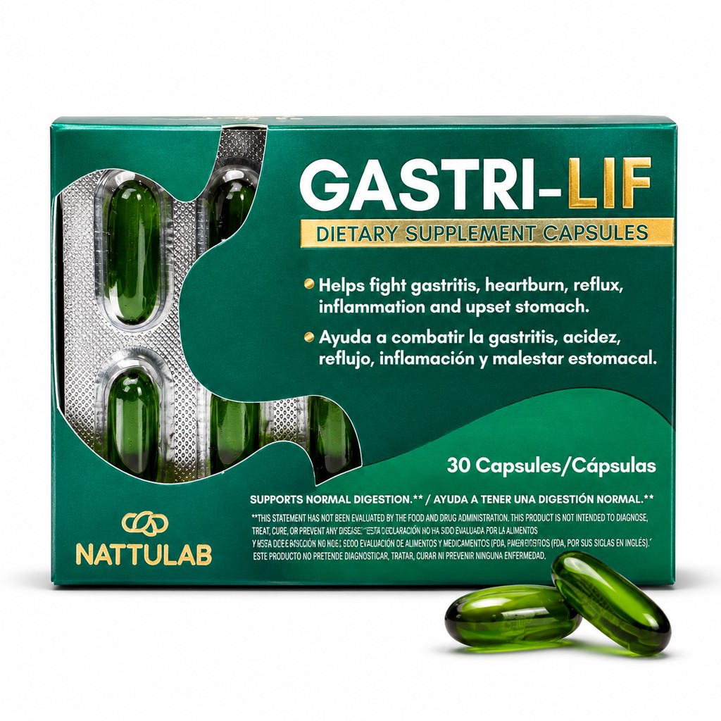 gastri lif 30 caps. 500 mg