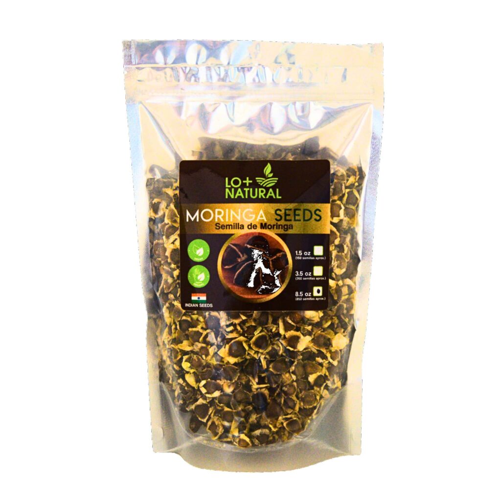 semilla de moringa 8.5 oz  (850 semillas aprox.)