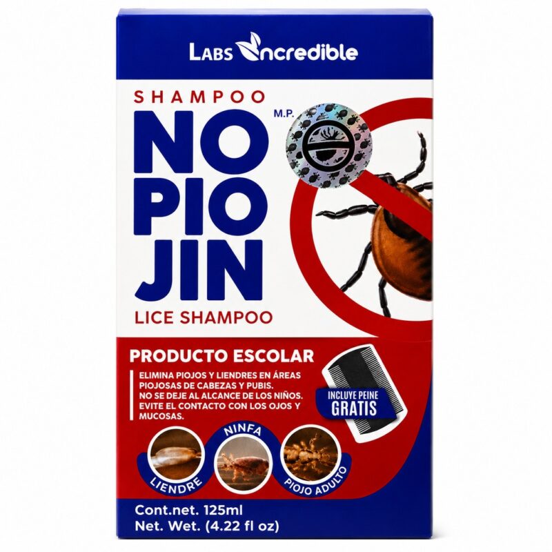 no pio jin (con peine de plastico) 125 ml